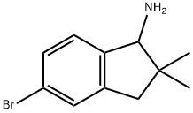 1-Amino-5-bromo-2,2-dimethylindane Structure