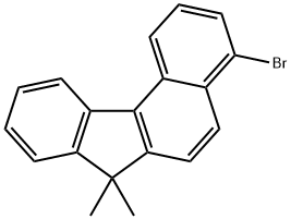 7H-Benzo[c]fluorene, 4-bromo-7,7-dimethyl- Structure