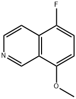 5-fluoro-8-methoxyisoquinoline 구조식 이미지