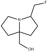 1H-Pyrrolizine-7a(5H)-methanol, 3-(fluoromethyl)tetrahydro- Structure