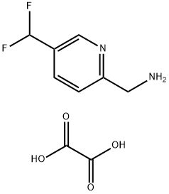 [5-(difluoromethyl)-2-pyridyl]methanamine oxalic acid Structure