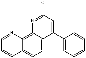 1,10-Phenanthroline, 2-chloro-4-phenyl- Structure