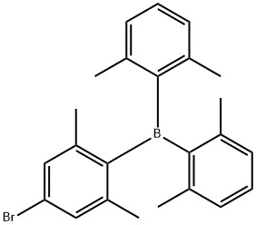 Borane, (4-bromo-2,6-dimethylphenyl)bis(2,6-dimethylphenyl)- Structure