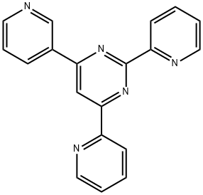 2,4-di(pyridin-2-yl)-6-(pyridin-3-yl)pyrimidine Structure