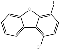 Dibenzofuran, 1-chloro-4-fluoro- Structure