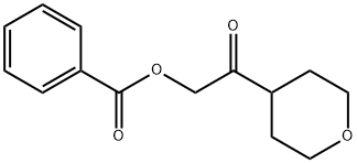 Ethanone, 2-(benzoyloxy)-1-(tetrahydro-2H-pyran-4-yl)- Structure