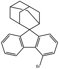 Spiro[9H-fluorene-9,2'-tricyclo[3.3.1.13,7]decane], 4-bromo- 구조식 이미지