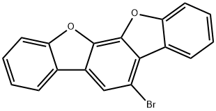 Benzo[2,1-b:3,4-b']bisbenzofuran, 5-bromo- Structure