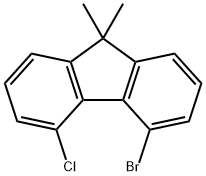 9H-Fluorene, 4-bromo-5-chloro-9,9-dimethyl- Structure