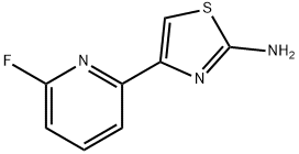 2-Thiazolamine, 4-(6-fluoro-2-pyridinyl)- Structure