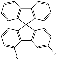 9,9'-Spirobi[9H-fluorene], 3-bromo-5-chloro- Structure