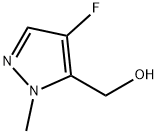 1H-Pyrazole-5-methanol, 4-fluoro-1-methyl- Structure