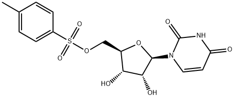 Uridine, 5'-(4-methylbenzenesulfonate) 구조식 이미지