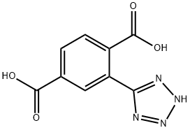 1,4-Benzenedicarboxylic acid, 2-(2H-tetrazol-5-yl)- Structure