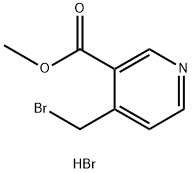 Methyl 4-(bromomethyl)nicotinate hydrobromide Structure