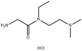 2-amino-N-(2-(dimethylamino)ethyl)-N-ethylacetamide dihydrochloride 구조식 이미지