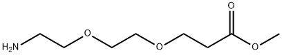 Propanoic acid, 3-[2-(2-aminoethoxy)ethoxy]-, methyl ester Structure