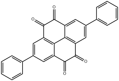 4,5,9,10-Pyrenetetrone, 2,7-diphenyl- 구조식 이미지