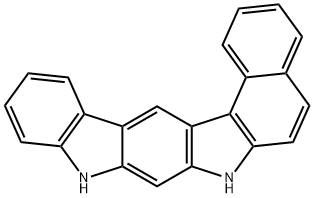 Benz[g]indolo[2,3-b]carbazole, 7,9-dihydro- Structure