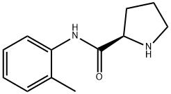 N-?(2-?methylphenyl)?-?, (2R)?- 2-?Pyrrolidinecarboxami?de Structure