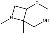 2-?Azetidinemethanol, 3-?methoxy-?1,?2-?dimethyl- Structure