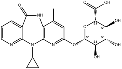 2-Hydroxy Nevirapine 2-O-β-D-Glucuronide Structure