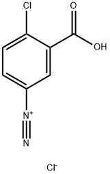 3-Carboxy-4-chloro-benzenediazonium Chloride Structure