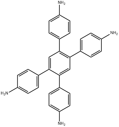 4',5'-bis(4-aminophenyl)-[1,1':2',1''-terphenyl]-4,4''-diamine 구조식 이미지