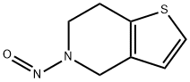 Thieno[3,2-c]pyridine, 4,5,6,7-tetrahydro-5-nitroso- Structure