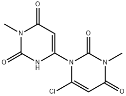 [1(2H)?,?4'-?Bipyrimidine]?-?2,?2',?4,?6'(1'H,?3H,?3'H)?-?tetrone, 6-?chloro-?1',?3-?dimethyl- Structure