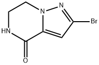 Pyrazolo[1,5-a]pyrazin-4(5H)-one, 2-bromo-6,7-dihydro- Structure