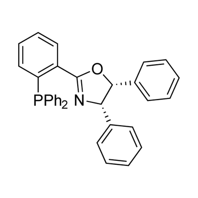 Oxazole, 2-[2-(diphenylphosphino)phenyl]-4,5-dihydro-4,5-diphenyl-, (4S,5R)- 구조식 이미지