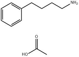 Benzenebutanamine, acetate (1:1) Structure