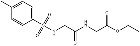 Glycine, N-[(4-methylphenyl)sulfonyl]glycyl-, ethyl ester Structure