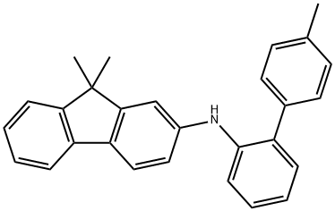 9H-Fluoren-2-amine, 9,9-dimethyl-N-(4'-methyl[1,1'-biphenyl]-2-yl)- Structure