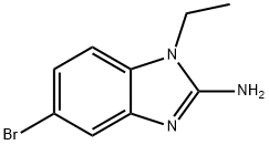 1H-Benzimidazol-2-amine, 5-bromo-1-ethyl- 구조식 이미지