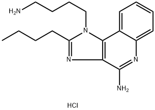 1-(4-Aminobutyl)-2-butyl-1H-imidazo[4,5-c]quinolin-4-amine Trihydrochloride Structure