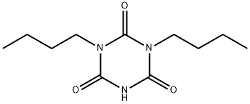 1,3,5-Triazine-2,4,6(1H,3H,5H)-trione, 1,3-dibutyl- 구조식 이미지