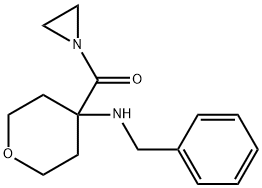 Aziridin-1-yl-(4-benzylamino-tetrahydro-pyran-4-yl)-methanone Structure