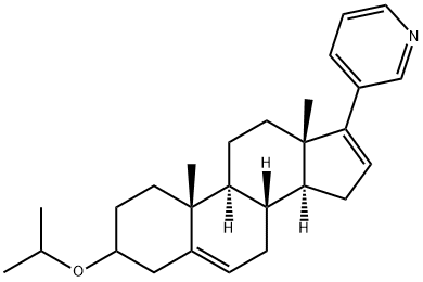 Pyridine, 3-[3-(1-methylethoxy)androsta-5,16-dien-17-yl]- 구조식 이미지