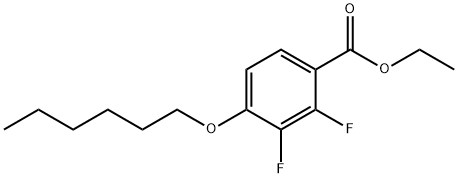 Ethyl 2,3-difluoro-4-(hexyloxy)benzoate Structure