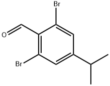 2,6-Dibromo-4-isopropylbenzaldehyde 구조식 이미지