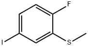 2-Fluoro-5-iodothioanisole Structure