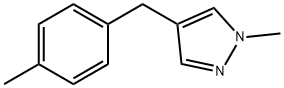 1H-Pyrazole, 1-methyl-4-[(4-methylphenyl)methyl]- Structure