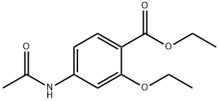 Benzoic acid, 4-(acetylamino)-2-ethoxy-, ethyl ester Structure