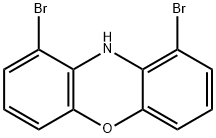 10H-Phenoxazine, 1,9-dibromo- Structure