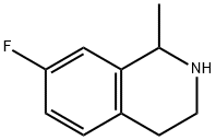 1,2,3,4-tetrahydro-1- methyl-7-fluoroisoquinoline Structure