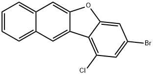 Benzo[b]naphtho[2,3-d]furan, 3-bromo-1-chloro- Structure