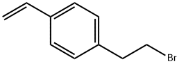 Benzene, 1-(2-bromoethyl)-4-ethenyl- Structure