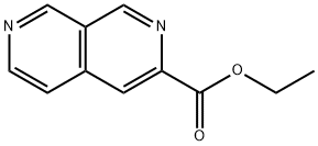 [2,7]Naphthyridine-3-carboxylic acid ethyl ester Structure